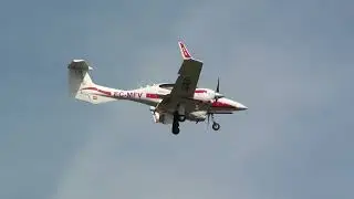 One Air Aviation Diamond DA-42 Twin Star EC-MFV Landing Malaga LEMG