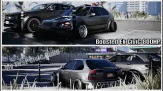 800HP Boosted Ek Built civic #jdm #carculture #carxstreet #cuttingup