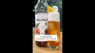 Pumpkin Amaretto Sour Cocktail for Fall