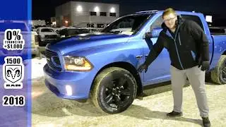 2018 Ram 1500 Sport | Hydro Blue | Fort Mac, AB