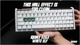 IQUINIX EZ63 White Elf Edition | Unboxing the Cleanest Looking Keyboard | Full Review | Sound Test