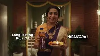 Nirantara Gold Divine Puja Oil | Long Lasting Puja Deepam Oil | Ullas Agarbathi Official