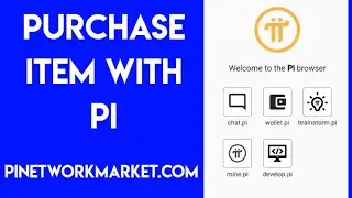 How To Purchase Item With Pi Coin || INFOTECH23