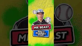 Before YouTube Mr. Beast was a baseball STUD 💪   #baseball #mrbeast #basketball #mlb