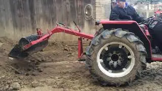 Yanmar FX28D + Home-made rear loader