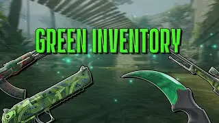 BEST GREEN INVENTORY ON CS2 (CS2 COLOR LOADOUT)