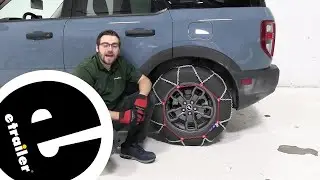 etrailer | Setting up the pewag Snox Pro Tire Chains on a 2021 Ford Bronco Sport