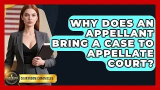 Why Does An Appellant Bring A Case To Appellate Court? - Courtroom Chronicles