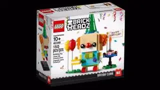 LEGO brickheadz 2019 birthday clown Revealed!!!