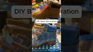 DIY decorating boot design