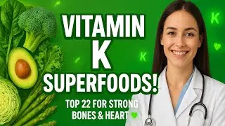 22 Best Vitamin K Rich Foods 🥦 | Boost Bone Strength, Heart Health & Immunity Naturally!🥗🫀 #vitamink