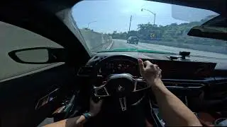 POV 2023 BMW M3 6 Speed Manual Freeway Run
