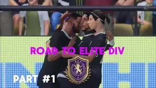 FC26 ROAD TO ELITE DIVISION. Part 1 Pro clubs on ps5.