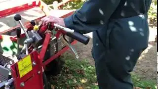 OB80R Nut Harvester (hazelnuts video 1)