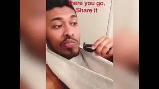 Men's shaving bib (beep)