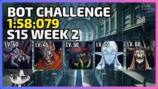 Rank 1 🥇 - Battlefield of Time Challenge 1:58;079 🥇 - Season 15 Week 2 | Solo Leveling:Arise