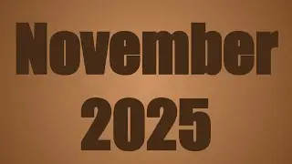 ALL OF NOVEMBER 2025