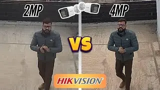 Hikvision 2MP vs 4MP IP Camera | Day & Night Vision Testing | DS-2CD1041G2-LIU & DS-2CD1023G2-LIU
