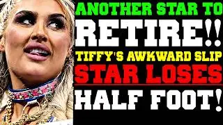 WWE News! Another WWE Star To Retire! Tiffany Stratton&rsquo;s Awkward Slip! Wrestler Loses Half His Foot!