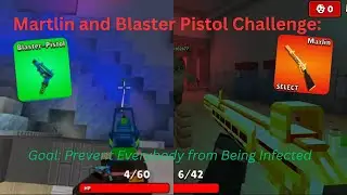 Marlin & Blaster Pistol vs Infection | Minefun.io Challenge