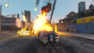 Grand Theft Auto 5 (PC) | Meteor Showers Mod | 1440p |