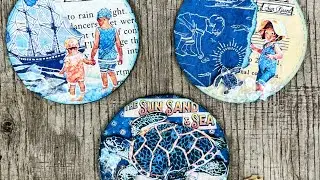 Graphic 45 Sun Kissed ATC Coins Tutorial