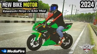 Kawasaki Ninja zx 636r Mod bussid | Bike mod in bussid | Bike Mod in Bus Simulator Indonesia