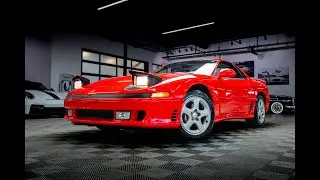 1991 Mitsubishi 3000GT VR4 Turbo! Twin Turbo V6! 5 Speed Manual! Monza Red! Low miles!