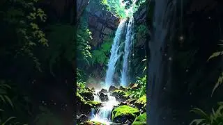 🌊 Waterfall Whispers 🌿 | Relaxing Lo-Fi Beats