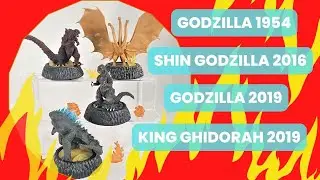 ゴジラ Godzilla HG D+ Series 1 | Bandai Gashapon | Godzilla 1954, 2016, 2019 & King Ghidorah 2019
