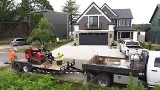 BDC Group Solon Iowa Waterfront Fiber to the Home Service Drop