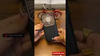Power bank with fan review 💡 #shorts #youtubeshorts #mrdivine #firstshortvideo