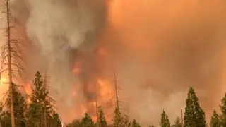 Dangerous conditions from California wildfire close Yosemite National Park