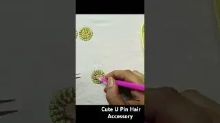 Cute customised U pin Hair Accessory. #hairaccessories #handmade #homegrownbrands #upin #hairclips