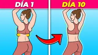 Derrite GRASA de ESPALDA y BRAZOS en 10 DÍAS | Grasa bajo los brazos