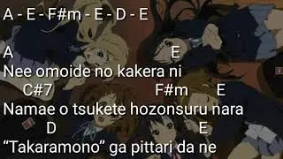 Chord tenshi ni fureta by houkago tea time [k-on ost]