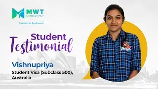 Vishnupriya about MWT Education Consultancy