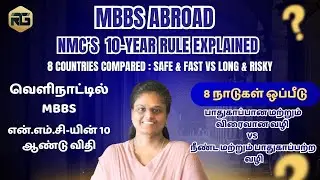 MBBS Abroad: NMC Norms 2021:10 Year Rule Explained. 8 Countries Compared&ndash;Safe & Fast Vs Long & Risky