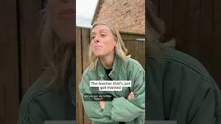 Учительница, которая только что вышла замуж