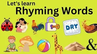 Rhyming Words | Easy Rhyming Words For Kids | Rhyming Words Vocabulary 