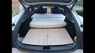Tesla Model S Mattress Bed DIY camping bed set up