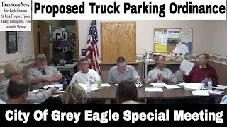 City Of Grey Eagle Public Meeting on Proposed Truck Parking Ordinances | Hometown News