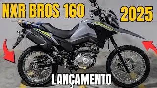 LANÇAMENTO! NXR BROS 160 2025 CINZA EM DETALHES!