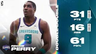 Reggie Perry Records Season-High 31 PTS & 16 REB Double-Double In Swarm Win