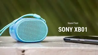 Sony SRS XB01 Bluetooth Speaker - Sound Test