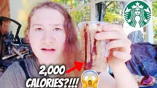 Making The Highest Calorie Starbucks Drink! #shorts #funny #youtubeshorts #short #fyp #trending #fun