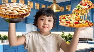 САФИЯ ДӘМДІ ТВОРОЖНЫЙ ПИРОГ🎂🍰 | ЖӘНЕ ПИЦЦА ПІСІРДІ 🍕🥗