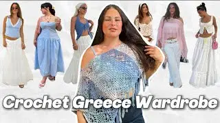 Crocheting my Greece Wardrobe 🇬🇷🐚🏖️