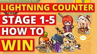 Guardian Tales Easiest Way on How to Beat Lightning Counter stage 5-2