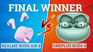 Realme Buds Air 8 против OnePlus Buds 4 ⚡ Полное сравнение ⚡ Лучшие для музыки, басов и игр 🔥